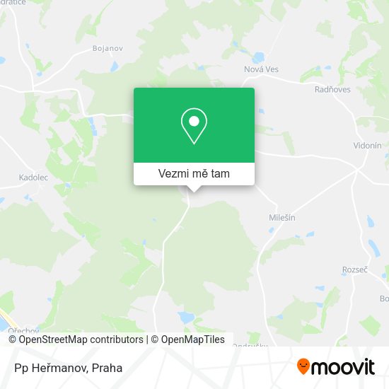 Pp Heřmanov mapa