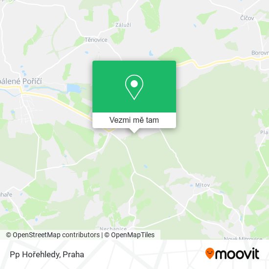 Pp Hořehledy mapa