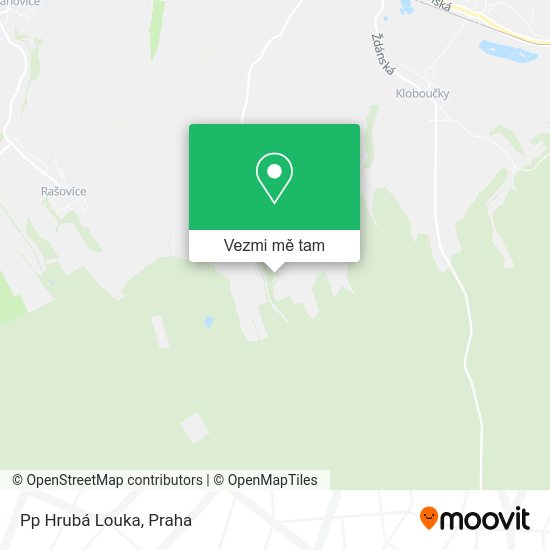 Pp Hrubá Louka mapa