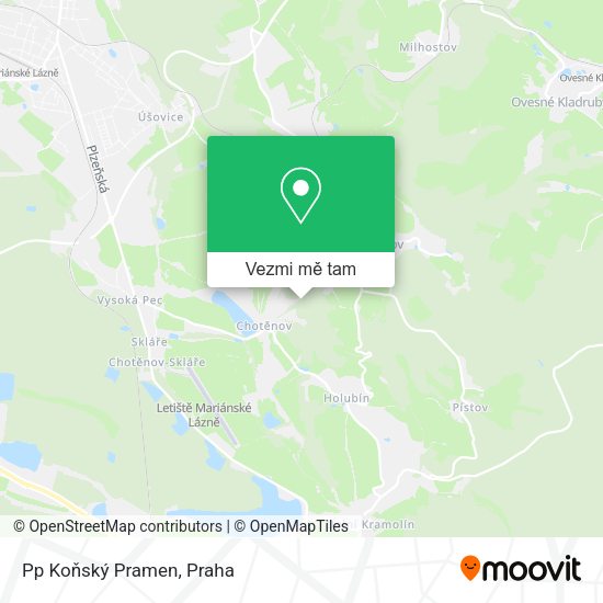 Pp Koňský Pramen mapa
