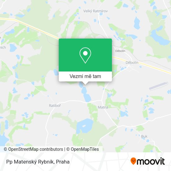 Pp Matenský Rybník mapa