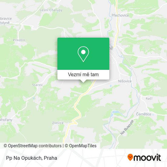 Pp Na Opukách mapa