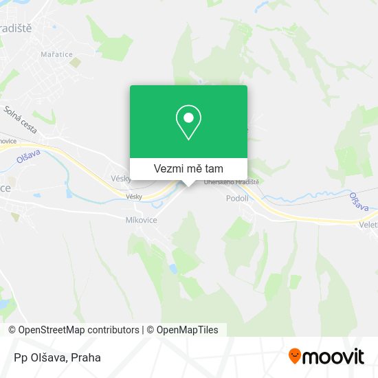 Pp Olšava mapa