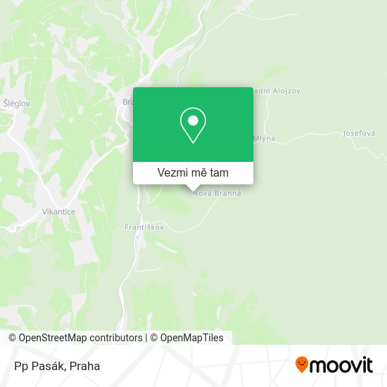 Pp Pasák mapa