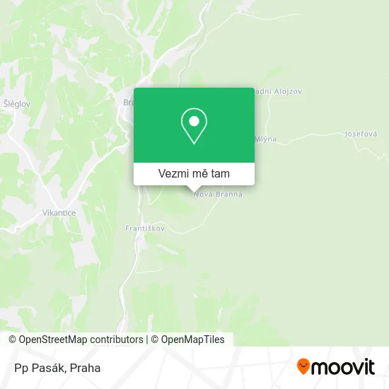 Pp Pasák mapa