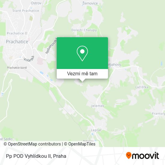 Pp POD Vyhlídkou II mapa