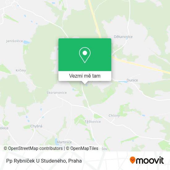 Pp Rybníček U Studeného mapa
