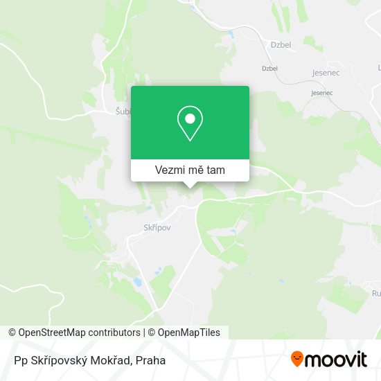 Pp Skřípovský Mokřad mapa