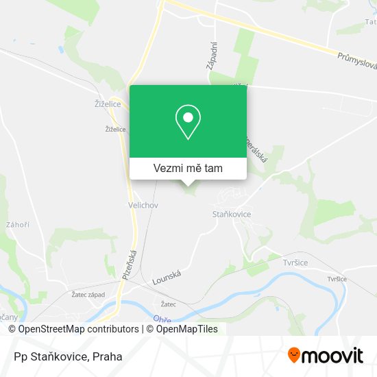 Pp Staňkovice mapa