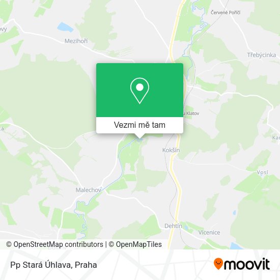Pp Stará Úhlava mapa