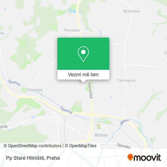 Pp Staré Hliniště mapa