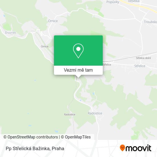 Pp Střelická Bažinka mapa