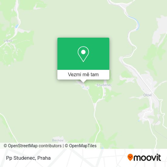 Pp Studenec mapa