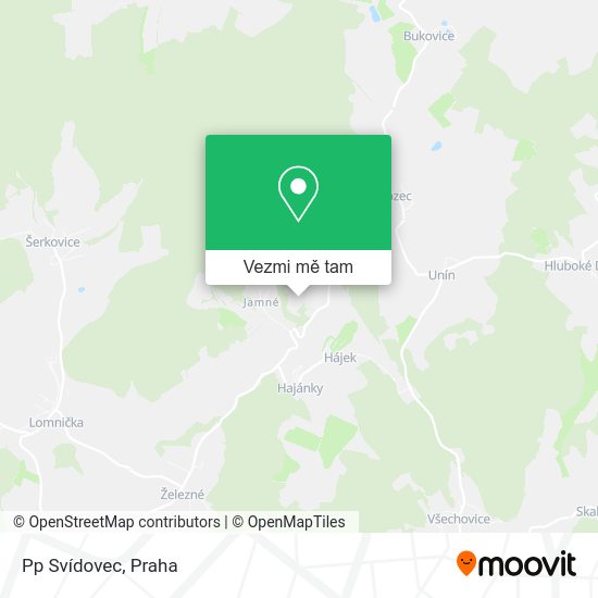 Pp Svídovec mapa
