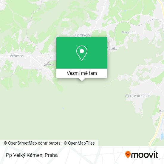 Pp Velký Kámen mapa