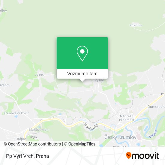 Pp Výří Vrch mapa