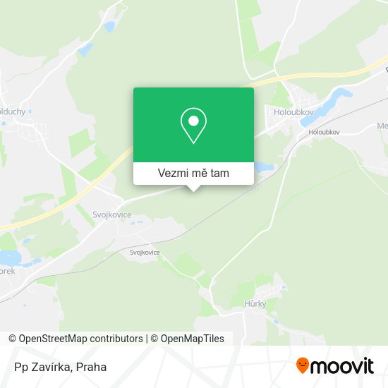 Pp Zavírka mapa