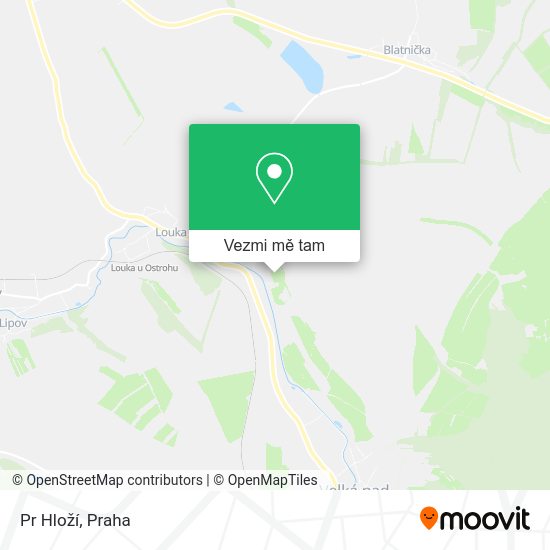 Pr Hloží mapa