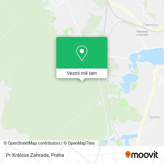 Pr Králova Zahrada mapa