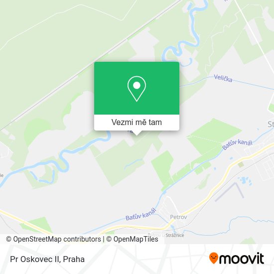 Pr Oskovec II mapa