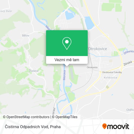 Čistírna Odpadních Vod mapa