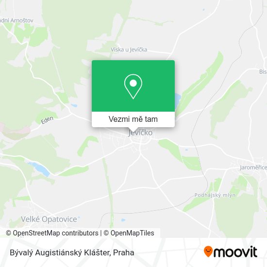 Bývalý Augistiánský Klášter mapa