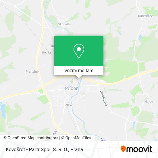 Kovošrot - Partr Spol. S. R. O. mapa