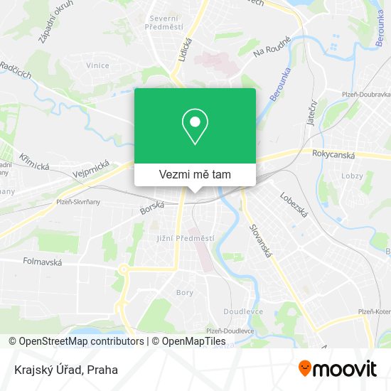 Krajský Úřad mapa