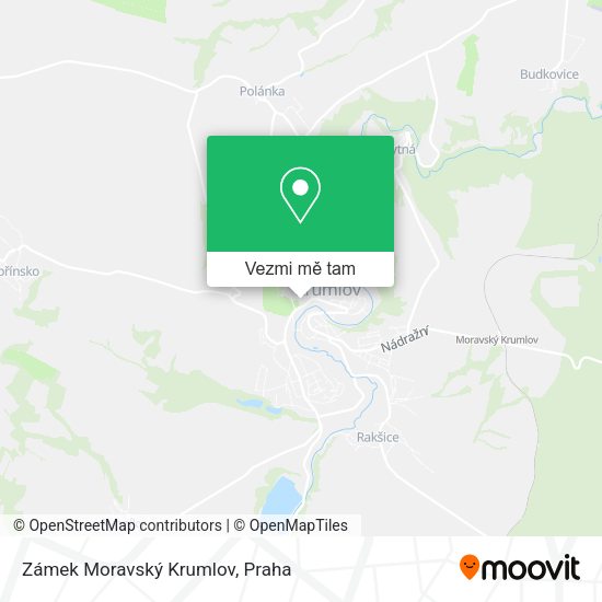 Zámek Moravský Krumlov mapa