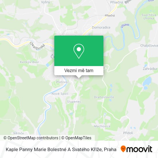 Kaple Panny Marie Bolestné A Svatého Kříže mapa