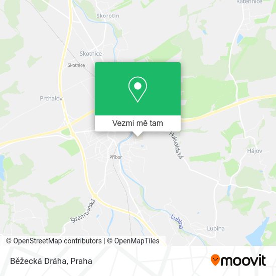 Běžecká Dráha mapa