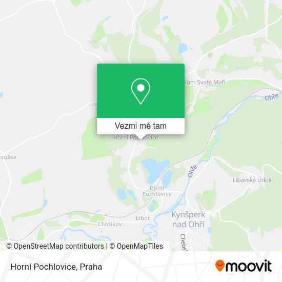 Horní Pochlovice mapa