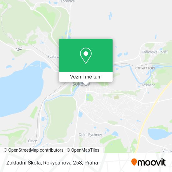 Základní Škola, Rokycanova 258 mapa