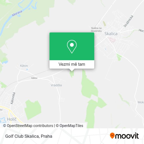 Golf Club Skalica mapa