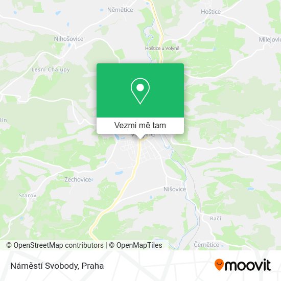 Náměstí Svobody mapa
