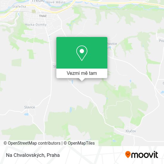 Na Chvalovských mapa