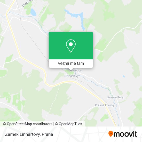 Zámek Linhartovy mapa