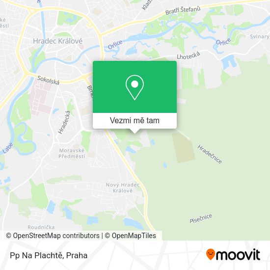 Pp Na Plachtě mapa