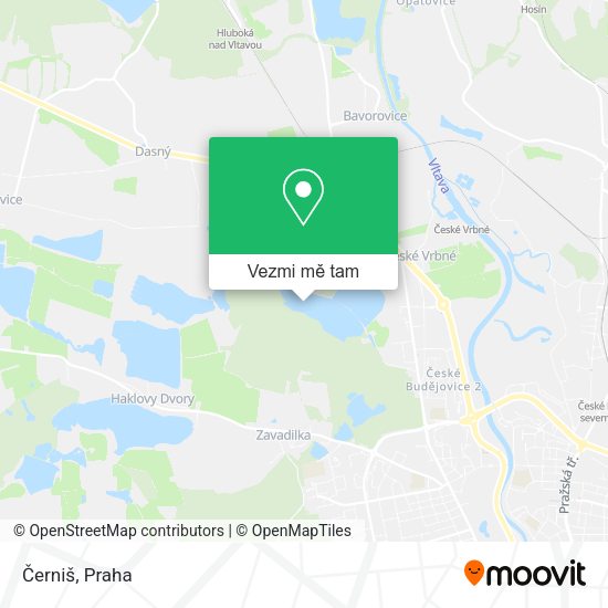 Černiš mapa
