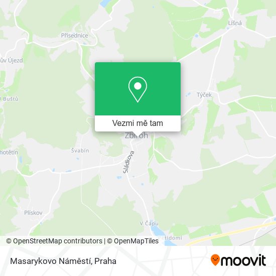 Masarykovo Náměstí mapa