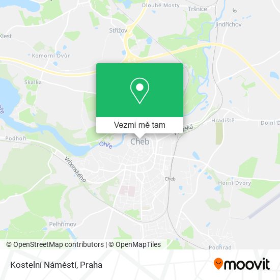 Kostelní Náměstí mapa
