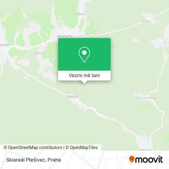 Skiareál Plešivec mapa