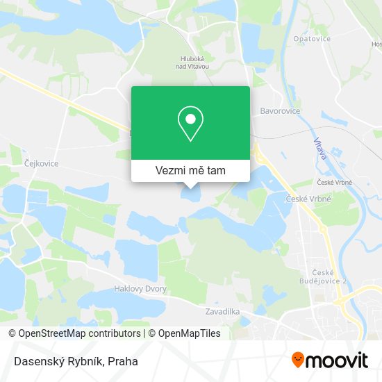 Dasenský Rybník mapa