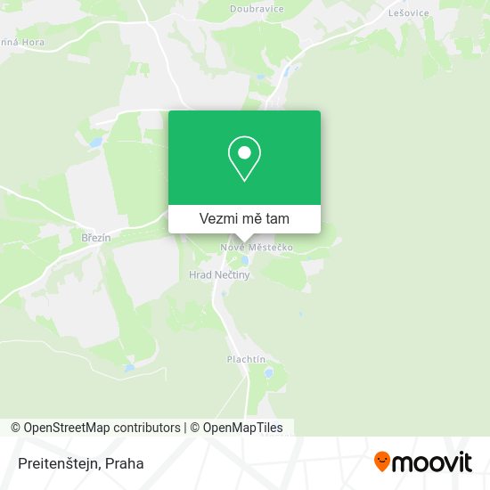 Preitenštejn mapa