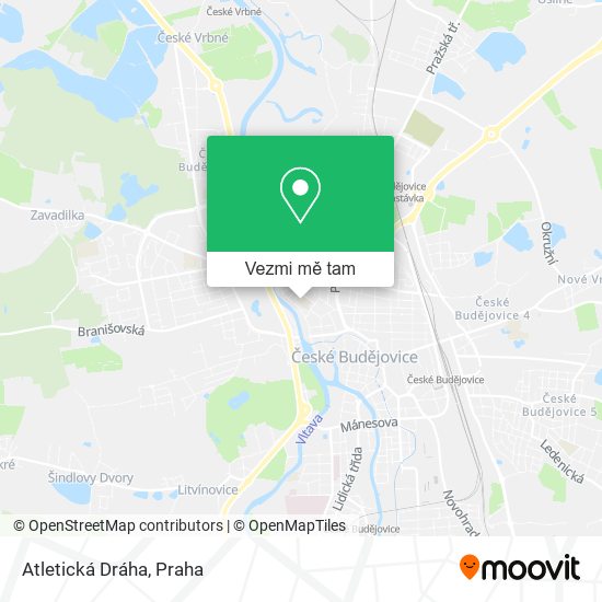 Atletická Dráha mapa