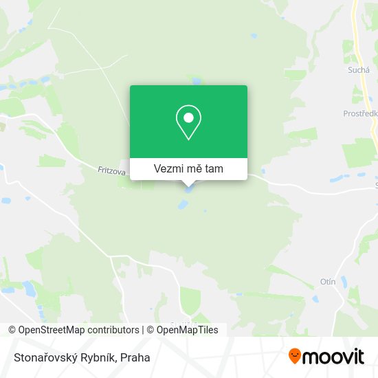 Stonařovský Rybník mapa