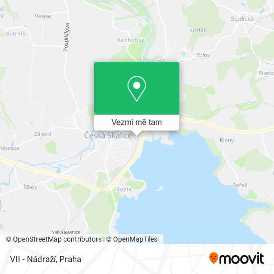 VII - Nádraží mapa