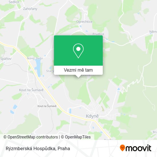 Rýzmberská Hospůdka mapa