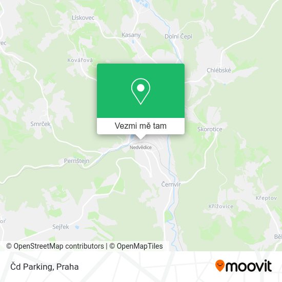 Čd Parking mapa