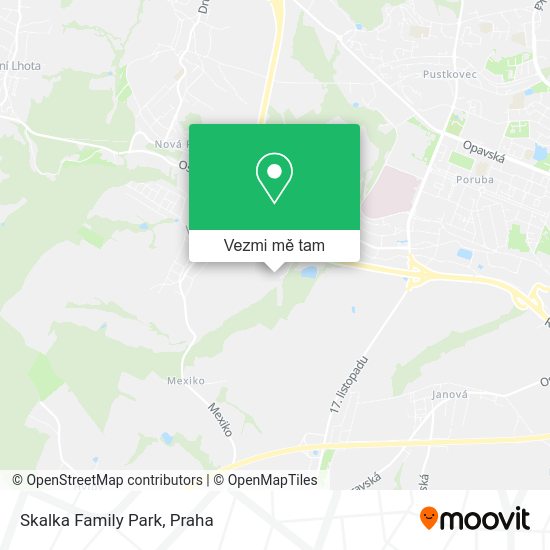 Skalka Family Park mapa